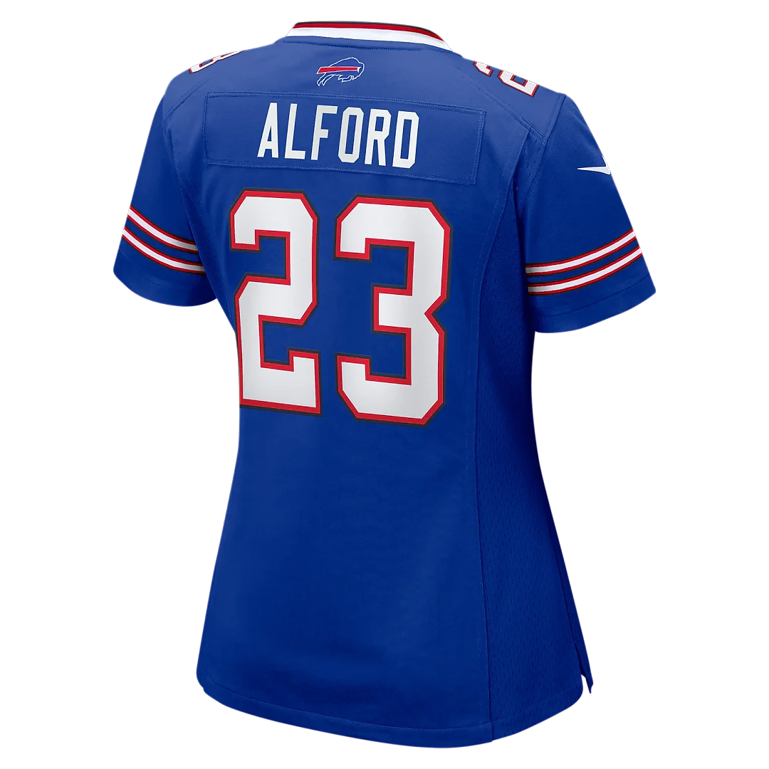 Zennovawear Dee Alford Buffalo Bills Women's Team Game Jersey - Royal