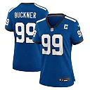 Zennovawear DeForest Buckner Indianapolis Colts Women's Indiana Nights Alternate Game Jersey - Royal