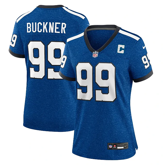 Zennovawear DeForest Buckner Indianapolis Colts Women's Indiana Nights Alternate Game Jersey - Royal