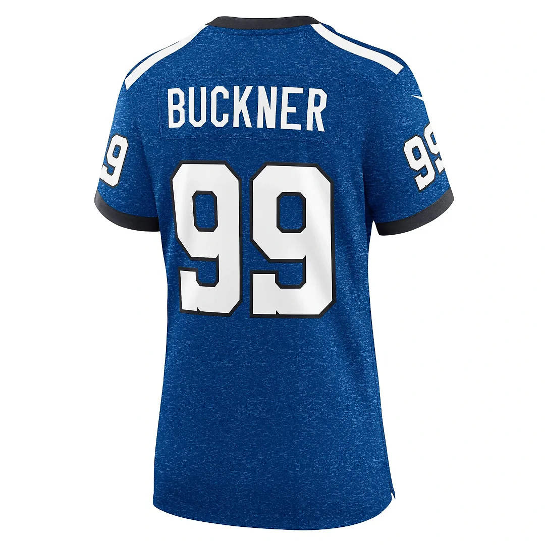 Zennovawear DeForest Buckner Indianapolis Colts Women's Indiana Nights Alternate Game Jersey - Royal