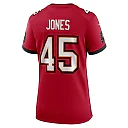 Zennovawear Deion Jones Tampa Bay Buccaneers Women's Team Game Jersey - Red