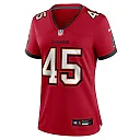 Zennovawear Deion Jones Tampa Bay Buccaneers Women's Team Game Jersey - Red
