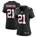 Zennovawear Deion Sanders Atlanta Falcons Women's Alternate Retired Player Game Jersey - Black