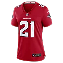 Zennovawear Deion Sanders Atlanta Falcons Women's Retired Player Game Jersey - Red