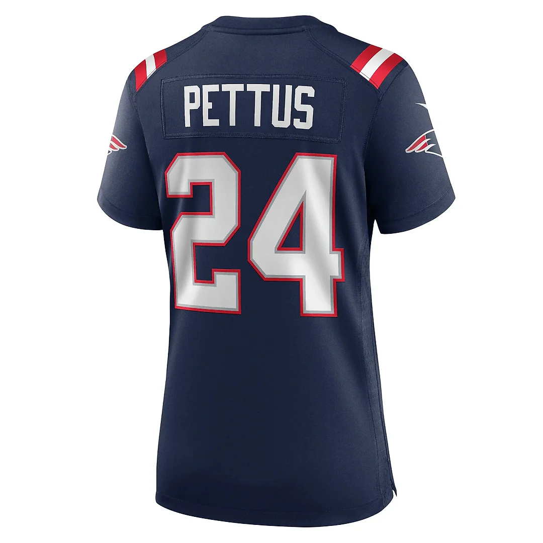 Zennovawear Dell Pettus New England Patriots Women's Game Jersey - Navy