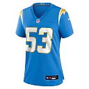 Zennovawear Del'Shawn Phillips Los Angeles Chargers Women's Team Game Jersey - Powder Blue