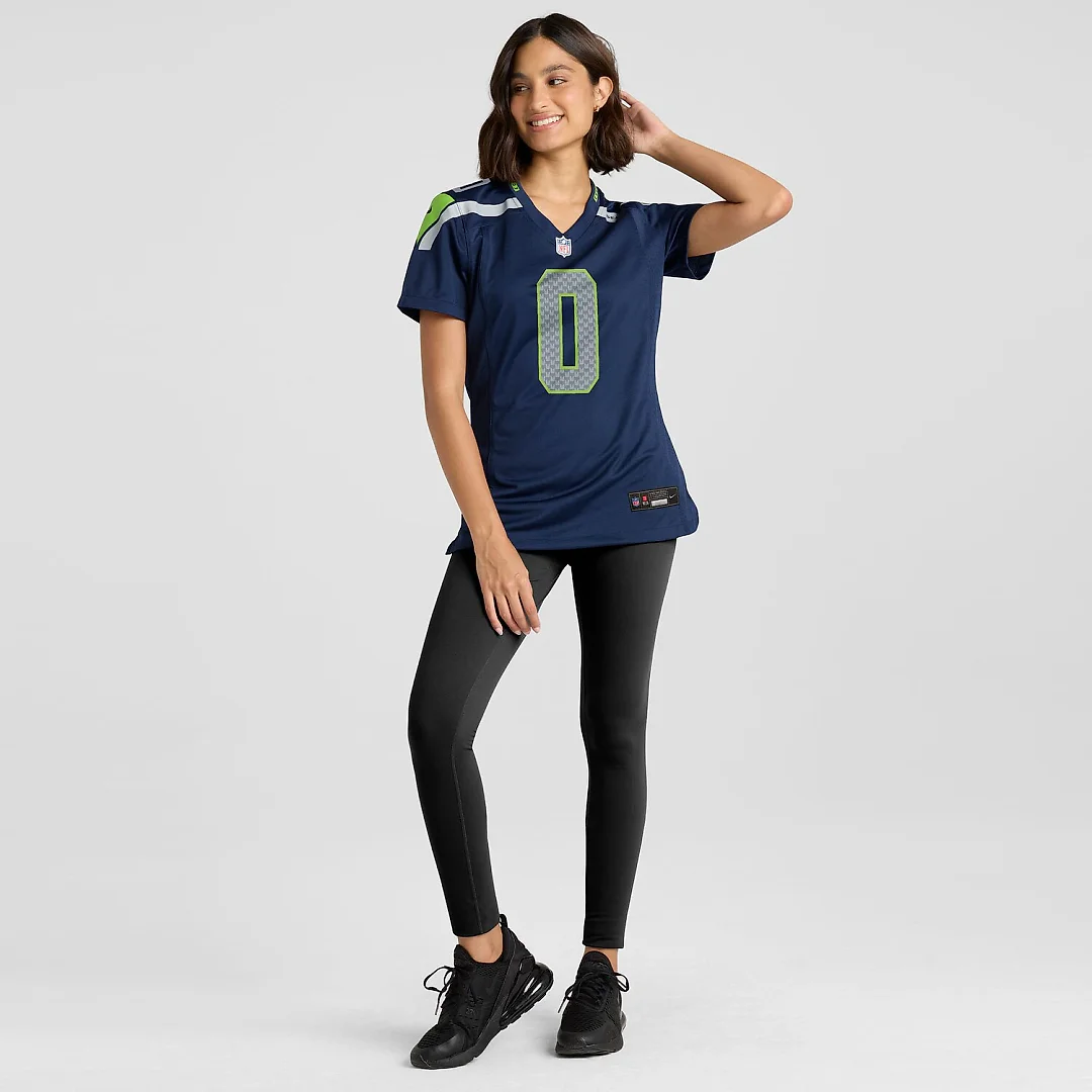 Zennovawear DeMarcus Lawrence Seattle Seahawks Women's Team Game Jersey - College Navy