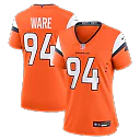 Zennovawear DeMarcus Ware Denver Broncos Women's Team Retired Game Jersey - Orange