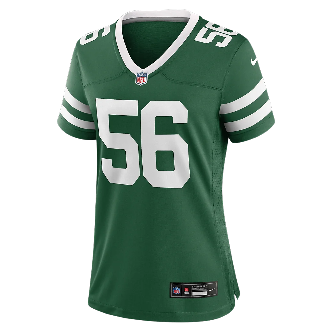 Zennovawear Demario Davis New York Jets Women's Team Game Jersey - Legacy Green