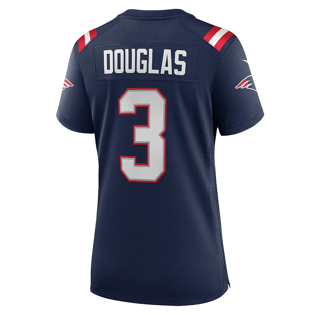 Zennovawear Demario Douglas New England Patriots Women's Game Jersey - Navy