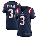 Zennovawear Demario Douglas New England Patriots Women's Game Jersey - Navy