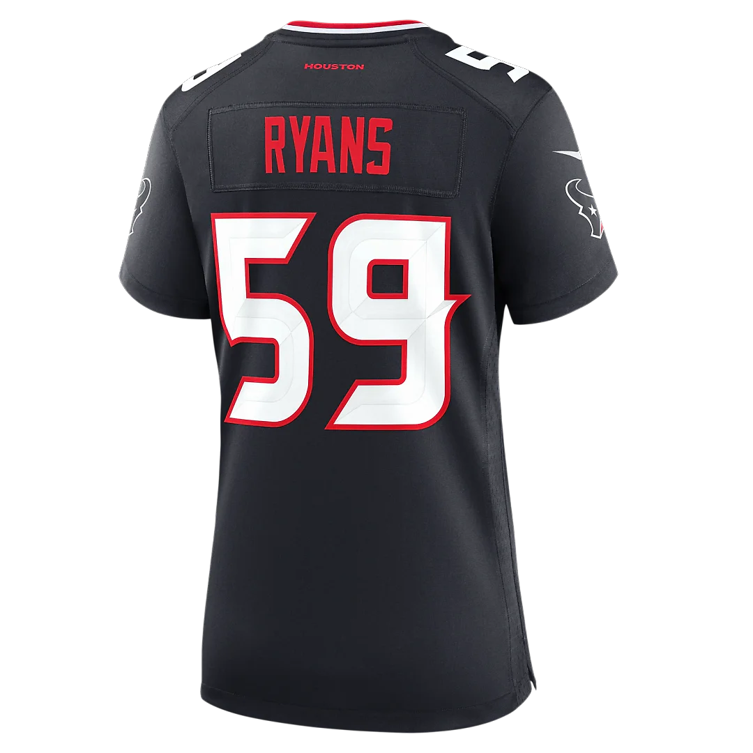 Zennovawear DeMeco Ryans Houston Texans Women's Team Retired Game Jersey - Navy