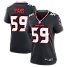 Zennovawear DeMeco Ryans Houston Texans Women's Team Retired Game Jersey - Navy