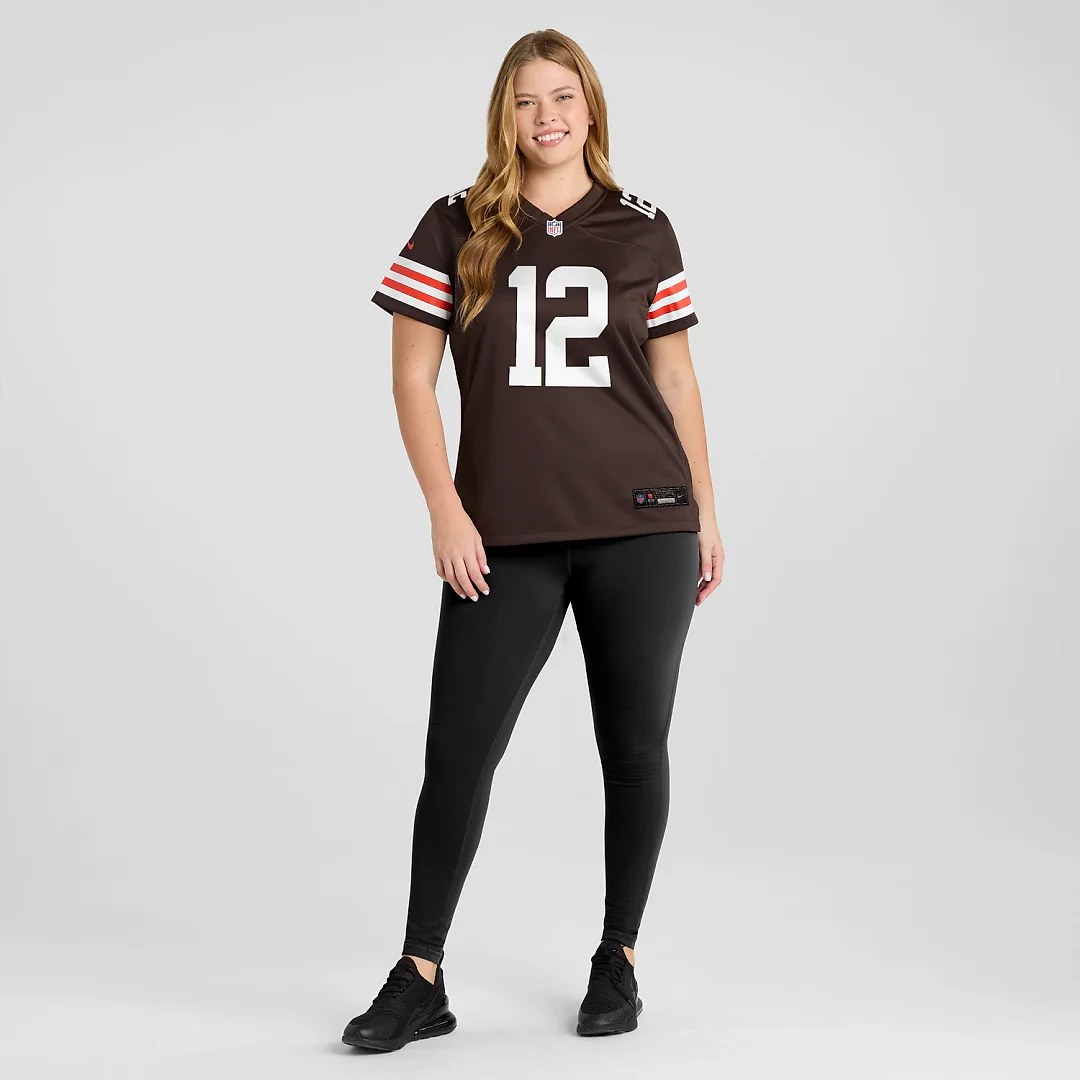Zennovawear Denzel Boston Cleveland Browns Women's Team Game Jersey - Brown
