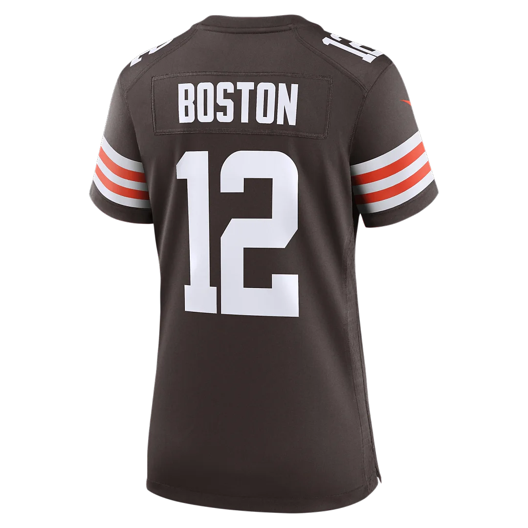 Zennovawear Denzel Boston Cleveland Browns Women's Team Game Jersey - Brown