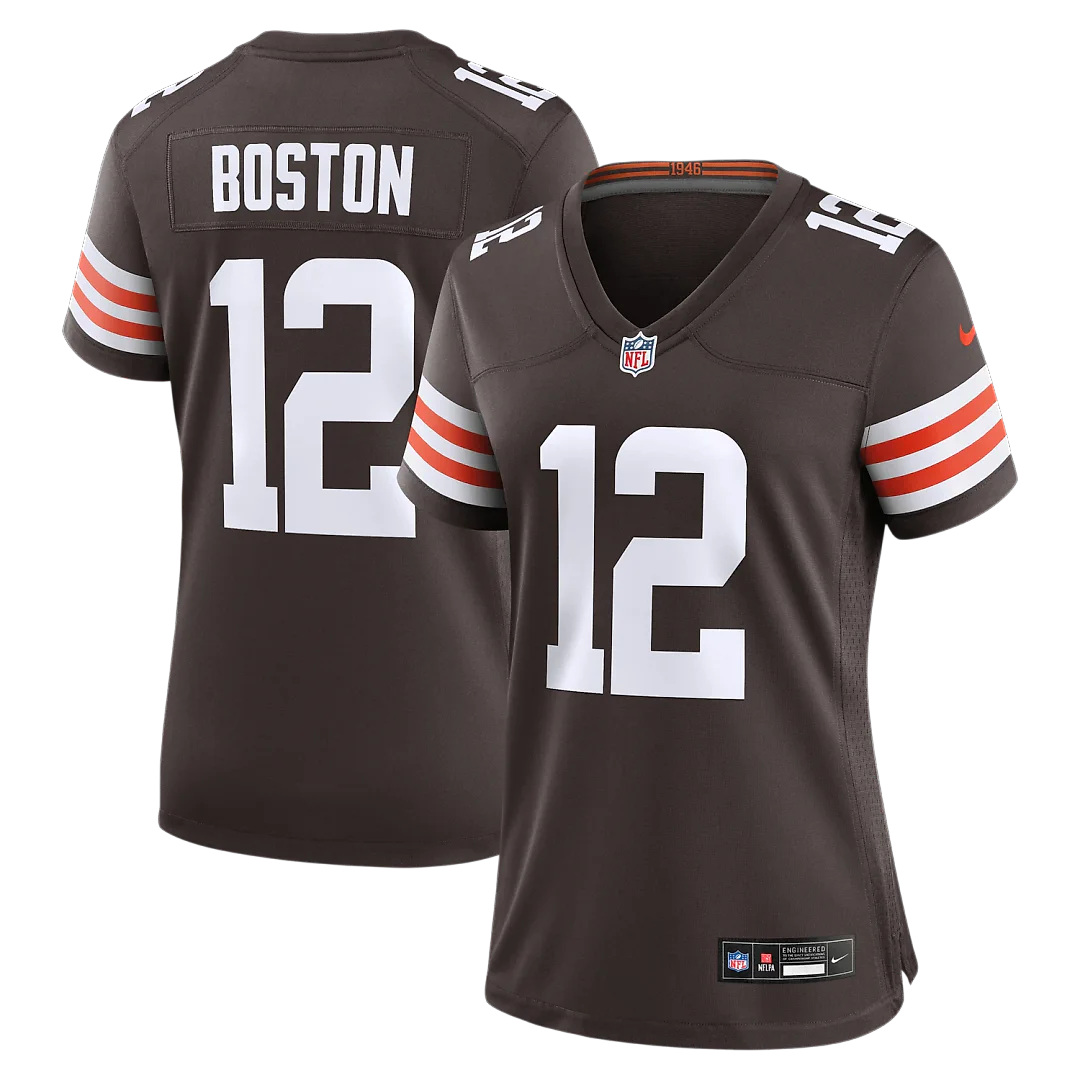Zennovawear Denzel Boston Cleveland Browns Women's Team Game Jersey - Brown