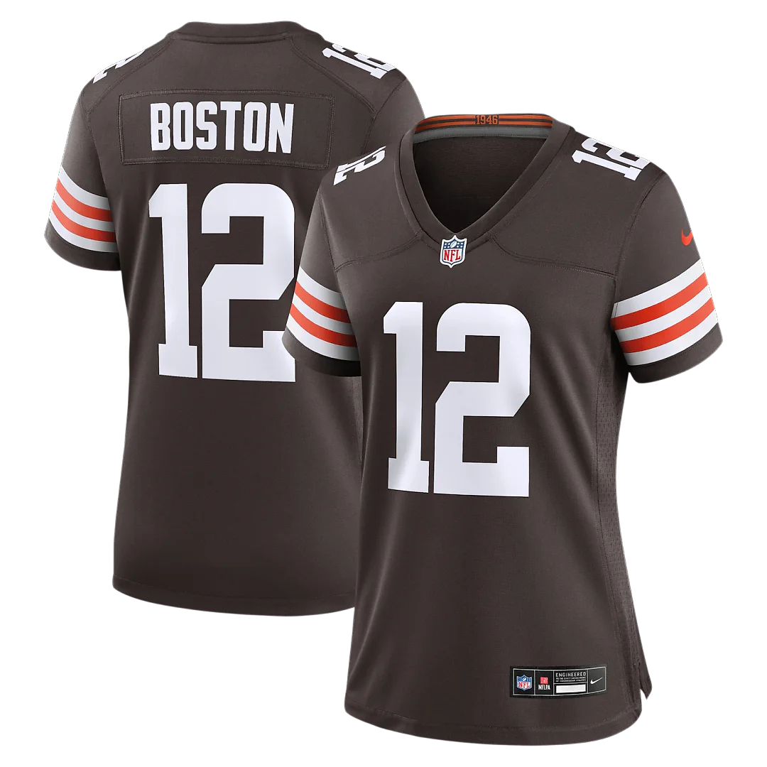 Zennovawear Denzel Boston Cleveland Browns Women's Team Game Jersey - Brown