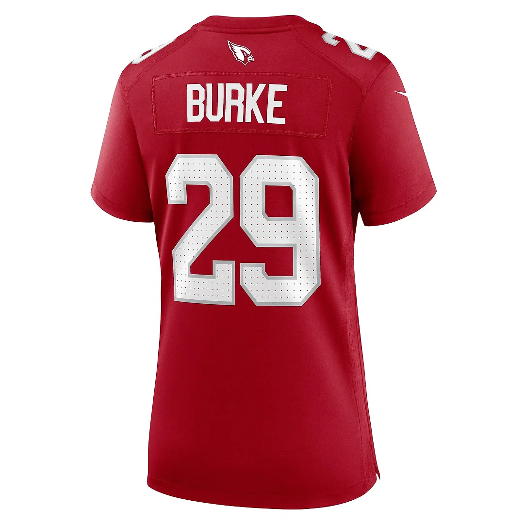 Zennovawear Denzel Burke Arizona Cardinals Women's Team Game Jersey - Cardinal