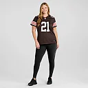 Zennovawear Denzel Ward Cleveland Browns Women's Player Game Jersey - Brown