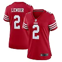 Zennovawear Deommodore Lenoir San Francisco 49ers Women's Game Jersey - Scarlet