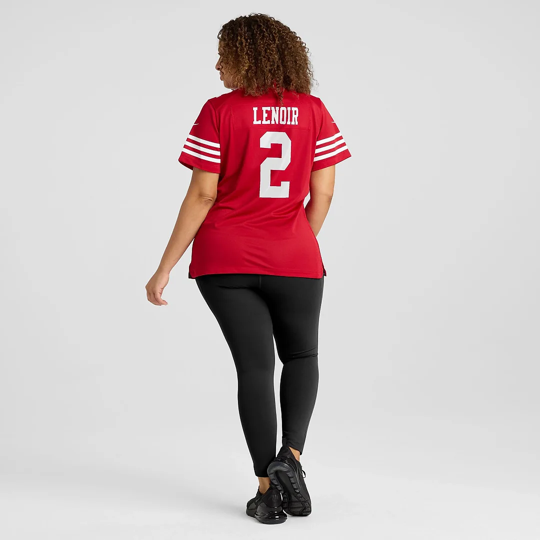Zennovawear Deommodore Lenoir San Francisco 49ers Women's Game Jersey - Scarlet