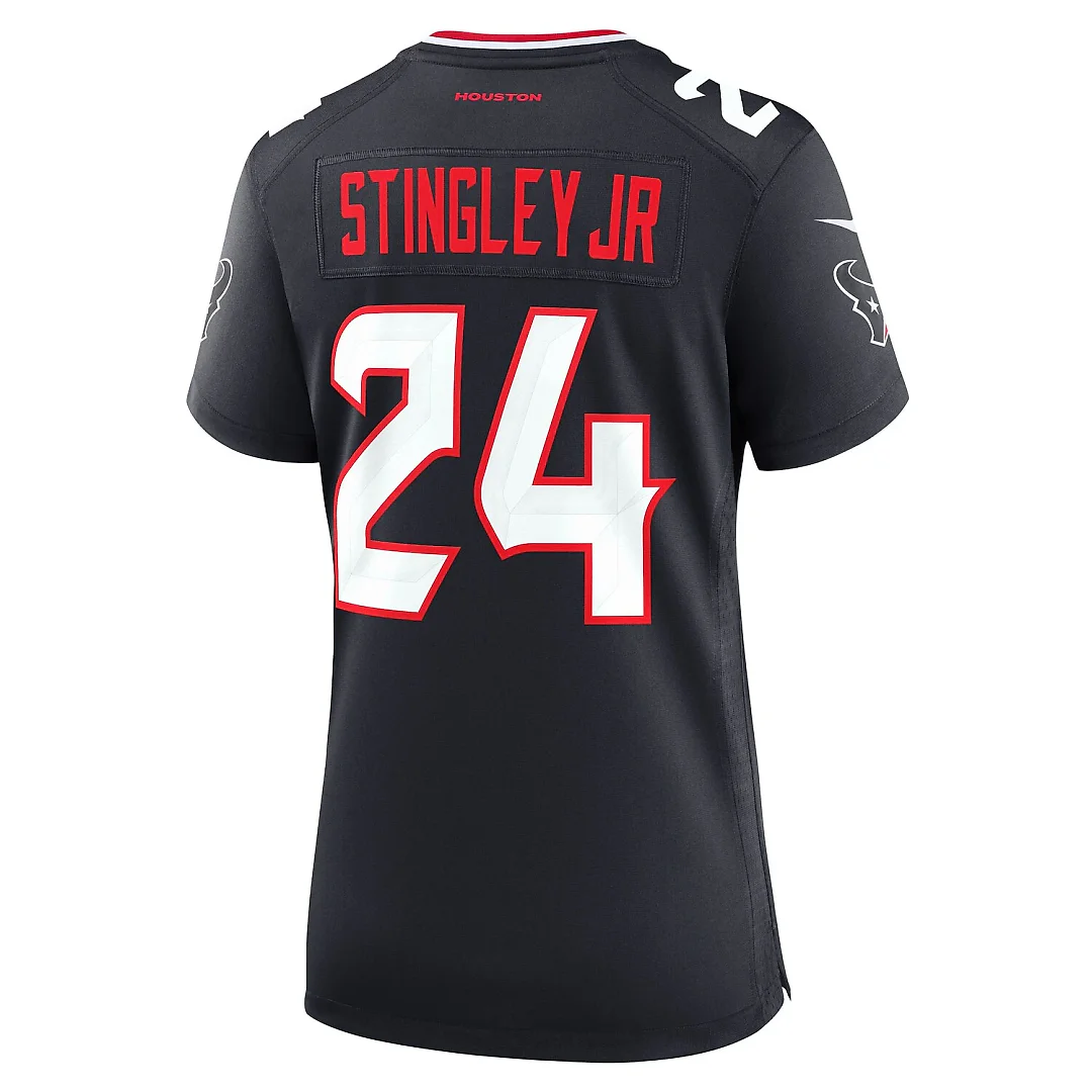 Zennovawear Derek Stingley Jr. Houston Texans Women's Game Jersey - Navy