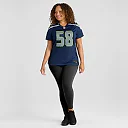 Zennovawear Derick Hall Seattle Seahawks Women's Team Game Jersey - College College Navy
