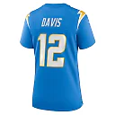Zennovawear Derius Davis Los Angeles Chargers Women's Team Game Jersey - Powder Blue