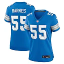 Zennovawear Derrick Barnes Detroit Lions Women's Team Game Jersey - Blue