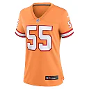 Zennovawear Derrick Brooks Tampa Bay Buccaneers Women's Throwback Game Jersey - Orange