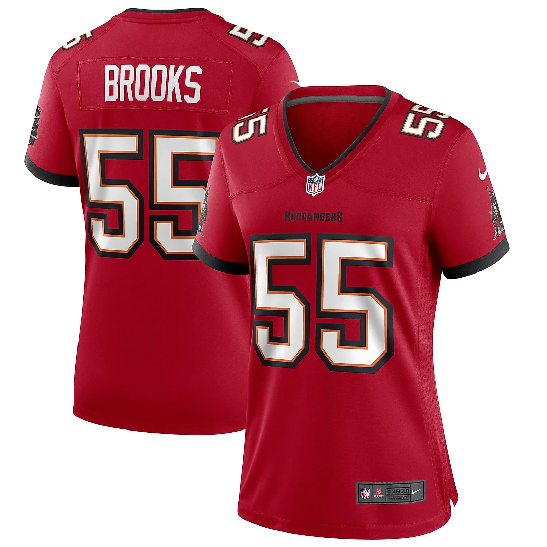 Zennovawear Derrick Brooks Tampa Bay Buccaneers Women's Game Retired Player Jersey - Red