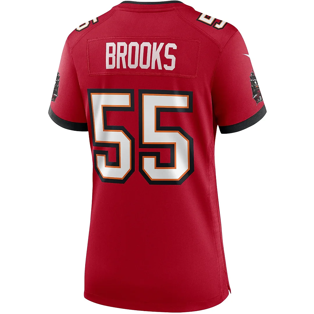 Zennovawear Derrick Brooks Tampa Bay Buccaneers Women's Game Retired Player Jersey - Red