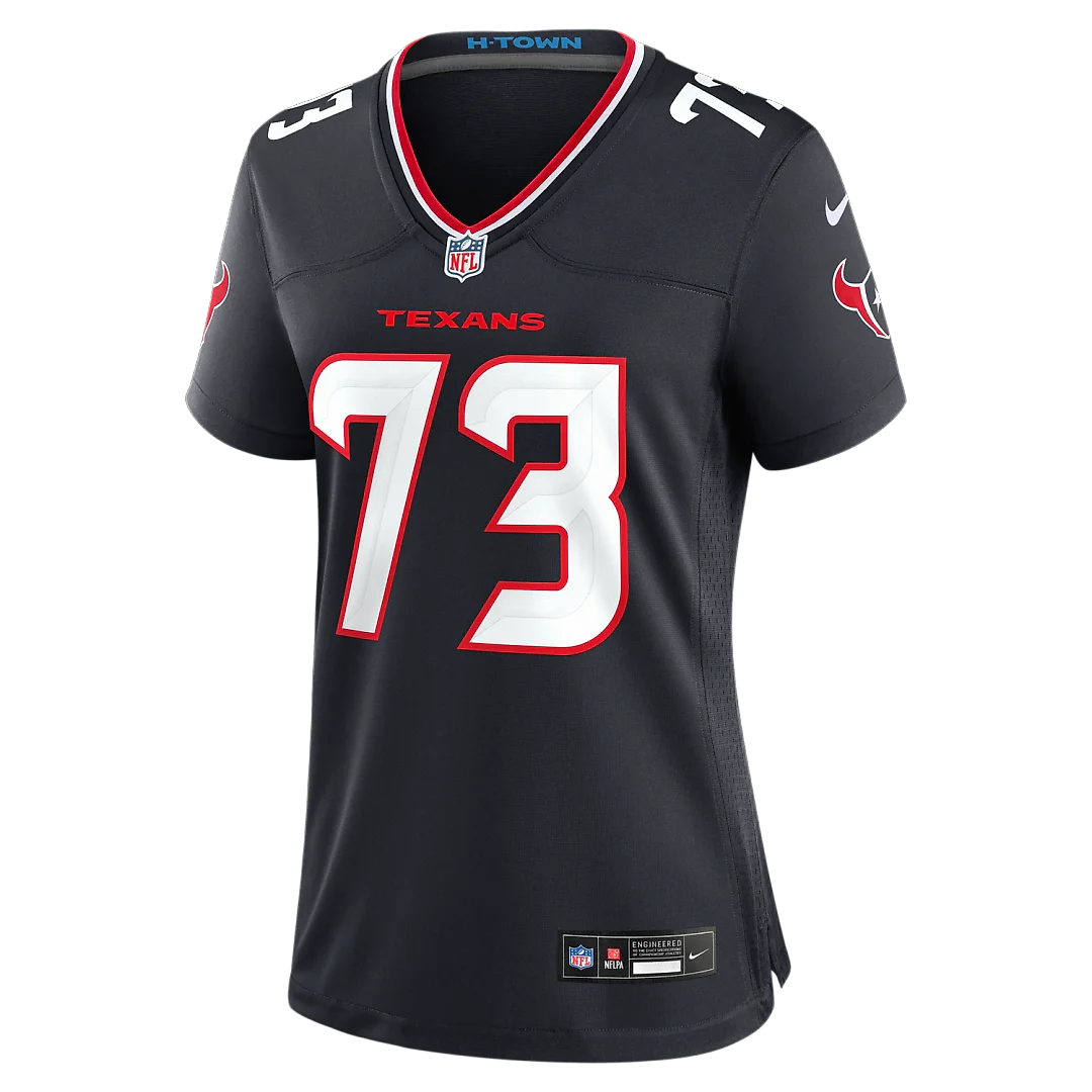 Zennovawear Derrick Graham Houston Texans Women's Team Game Jersey - Navy
