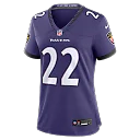 Zennovawear Derrick Henry Baltimore Ravens Women's Team Game Jersey - Purple