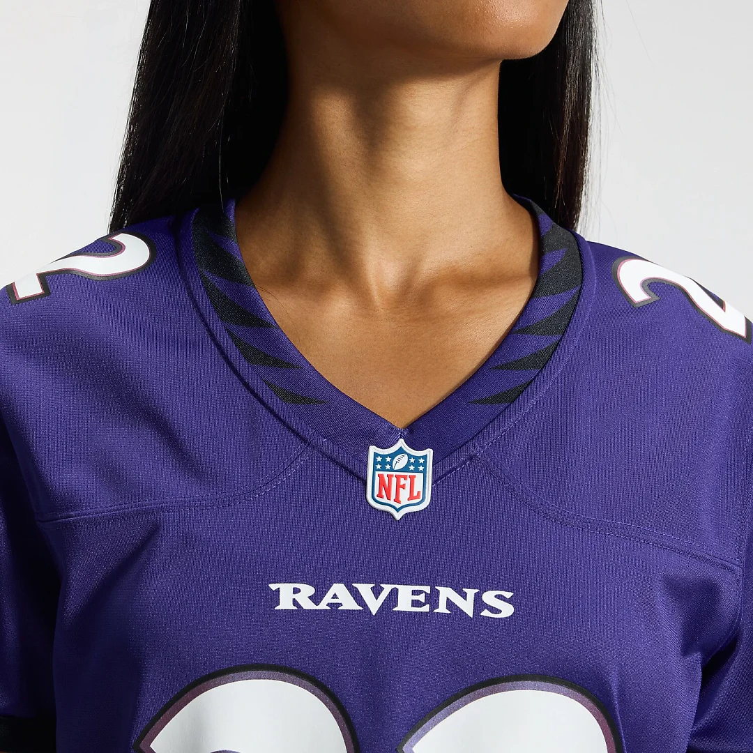 Zennovawear Derrick Henry Baltimore Ravens Women's Team Game Jersey - Purple