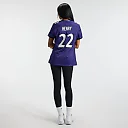 Zennovawear Derrick Henry Baltimore Ravens Women's Team Game Jersey - Purple
