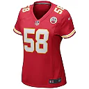Zennovawear Derrick Thomas Kansas City Chiefs Women's Game Retired Player Jersey - Red