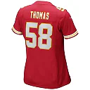 Zennovawear Derrick Thomas Kansas City Chiefs Women's Game Retired Player Jersey - Red