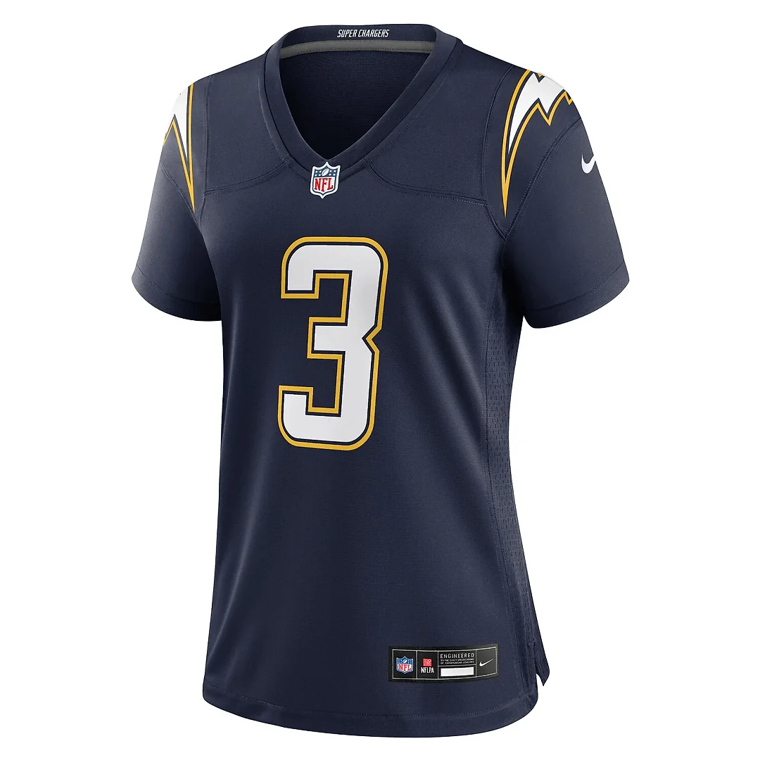 Zennovawear Derwin James Jr. Los Angeles Chargers Women's Alternate Super Chargers Game Jersey - Navy