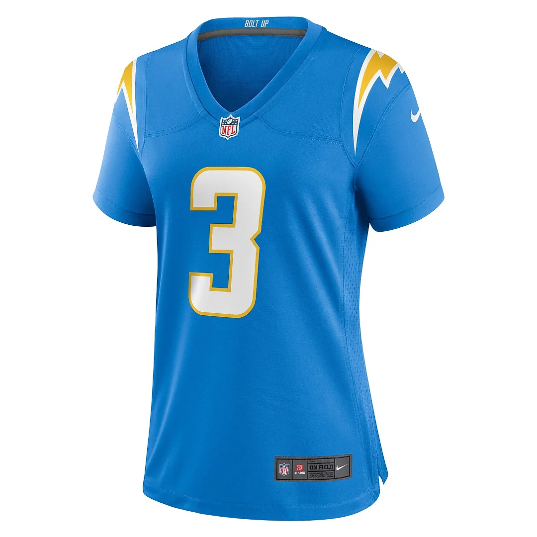 Zennovawear Derwin James Jr. Los Angeles Chargers Women's Player Jersey - Powder Blue