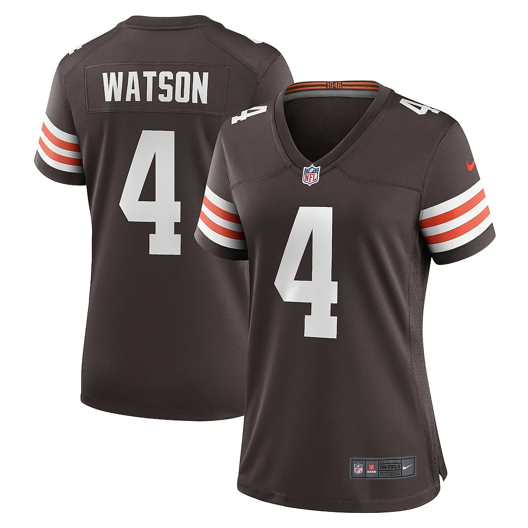 Zennovawear Deshaun Watson Cleveland Browns Women's Player Jersey - Brown