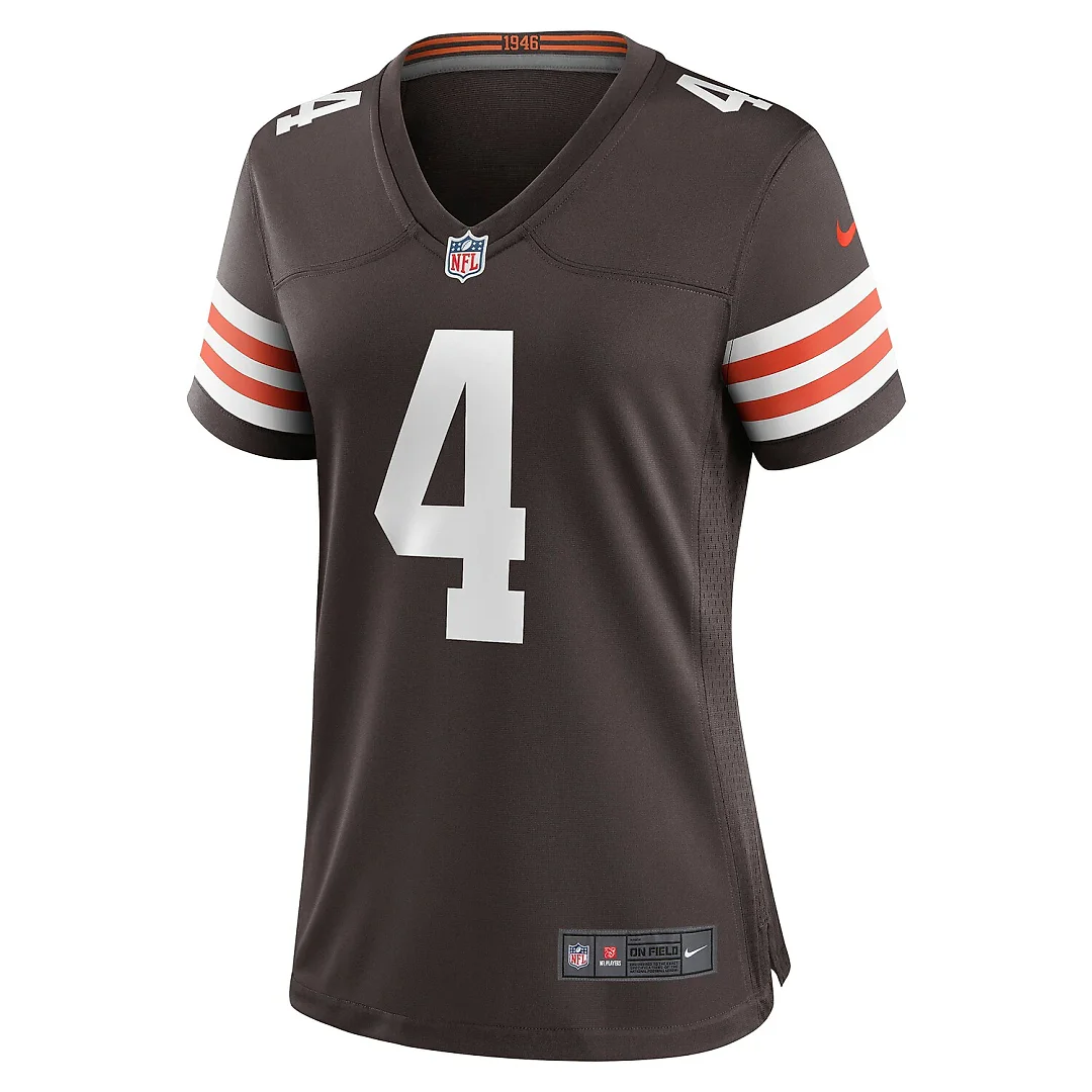 Zennovawear Deshaun Watson Cleveland Browns Women's Player Jersey - Brown