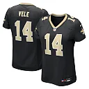 Zennovawear Devaughn Vele New Orleans Saints Women's Team Game Jersey - Black