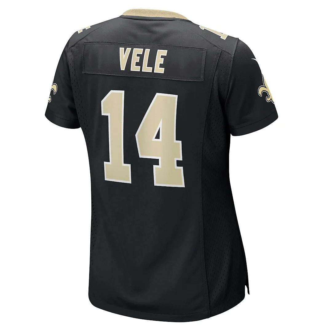 Zennovawear Devaughn Vele New Orleans Saints Women's Team Game Jersey - Black