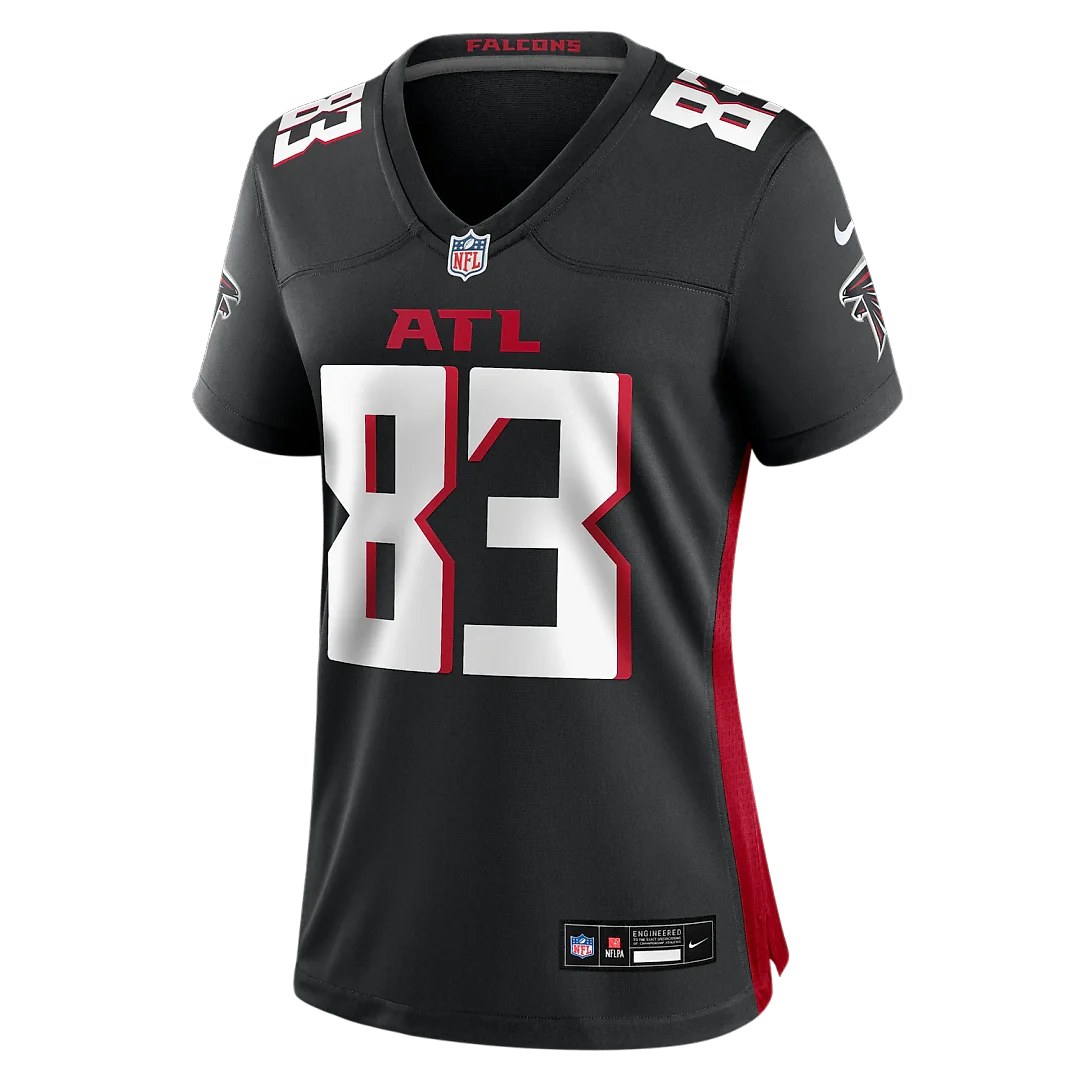 Zennovawear Deven Thompkins Atlanta Falcons Women's Team Game Jersey - Black