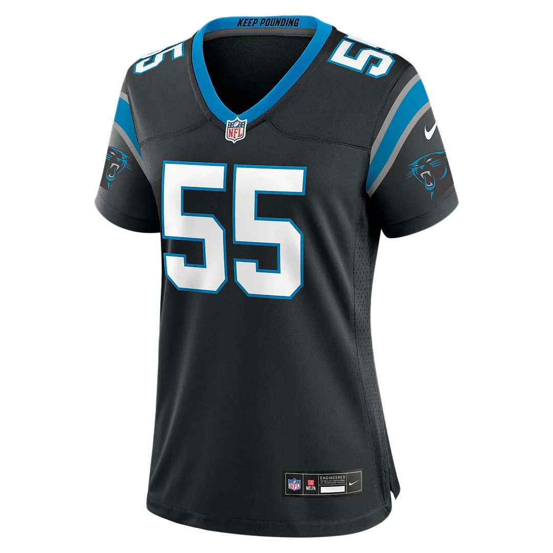 Zennovawear Devin Lloyd Carolina Panthers Women's Team Game Jersey - Black