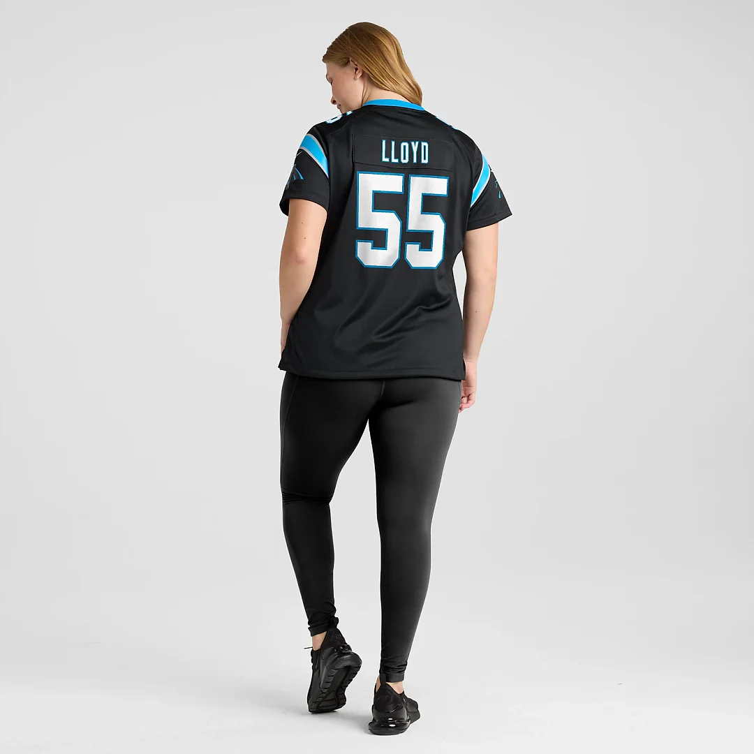 Zennovawear Devin Lloyd Carolina Panthers Women's Team Game Jersey - Black