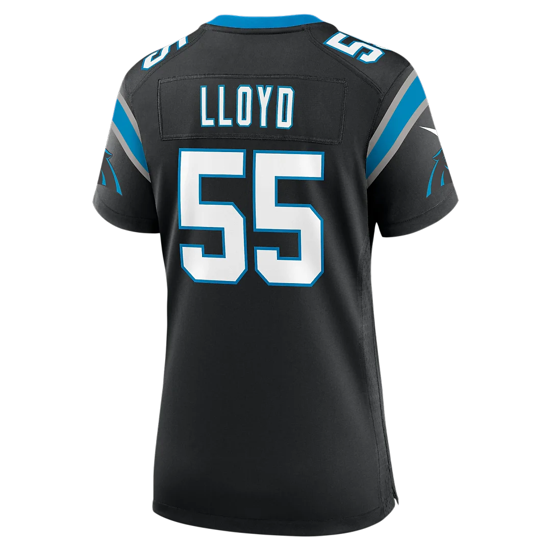 Zennovawear Devin Lloyd Carolina Panthers Women's Team Game Jersey - Black