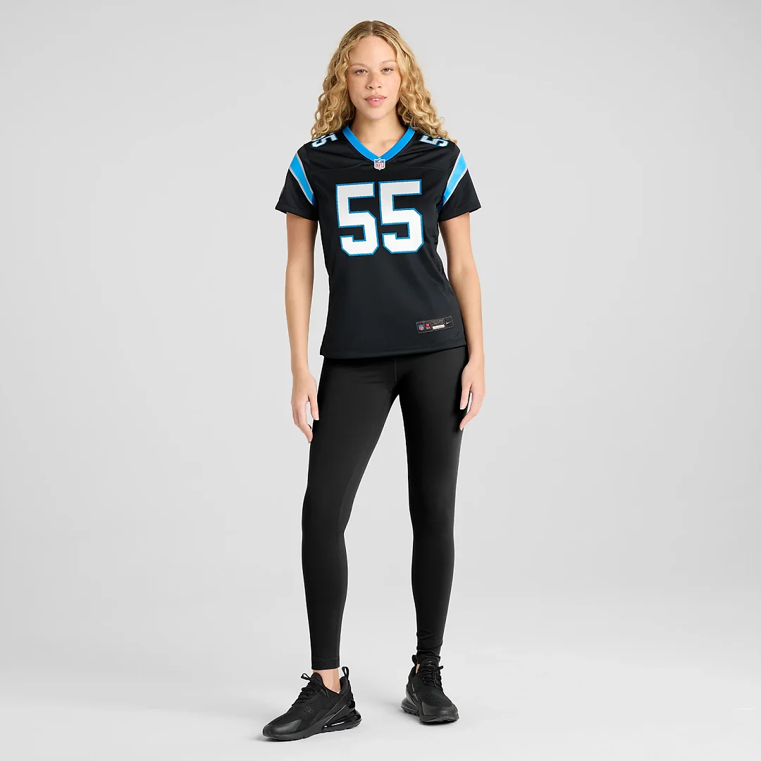 Zennovawear Devin Lloyd Carolina Panthers Women's Team Game Jersey - Black