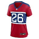 Zennovawear Devin Singletary New York Giants Women's Alternate Game Jersey - Century Red